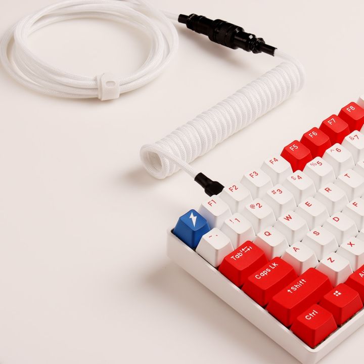 LANO%20Custom%20Paracord%20Coiled%20Mechanical%20Keyboard%20Usb%20Data%20Cable%20GX16%20Aviator%20Coil%20Keyboard%20Usb%20C%20for%20Gaming%20Coiled%20Cable%20-%20Image%203