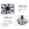 Transparent Reverse Umbrella Double-Layer C- Type Hand Free Reverse Creative Manual Reverse Folding wholesale. 