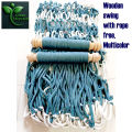 Heavy-Duty Rope Hammock Dulna – Handwoven Swing Bed for Adults | Indoor & Outdoor Use. 