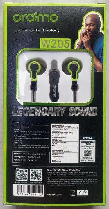 Araimo High-definition Sound Quality Headset Stereo Headset W205 Compatible with all Mobile Phone,Music Players,Portable Gaming Devices And Computers-Multicolor