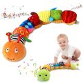 Baby Rattle Musical Caterpillar Worm Soft Infant Plush Toys Educational Interactive Sensory Toy for Babies Newborn Toddler Gift. 