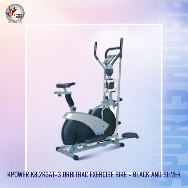 Kpower K8.2KGat-3 Orbitrac Exercise Bike - Black and Silver