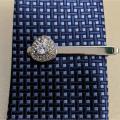 Crystal stone Men's New French business shirt tie clip.