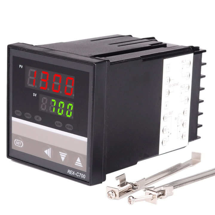1PCS%20AC%20220V%20Oven%20Temperature%20Controller%20RKC%20REX-C700%20Thermocouple/PT100%20Input%20Relay%20Output%2072*72mm%20-%20Image%202