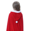 Christmas cape, children, adults, Little Red Riding Hood, costume, red cape, cosplay, show costume. 