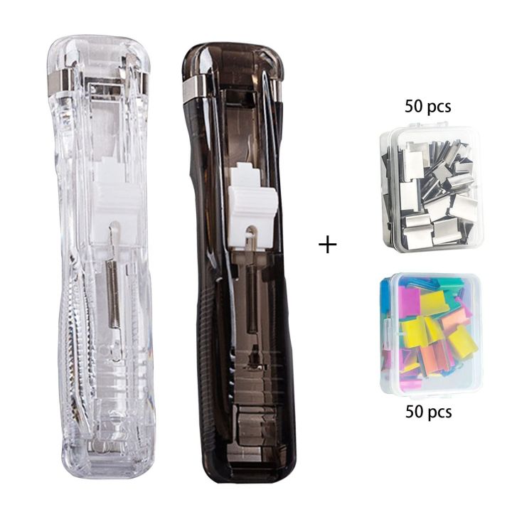 Portable%20Handheld%20Paper%20Clam%20Clip%20Dispenser%20with%2050Pcs%20Reusable%20Stainless%20Steel%20Metal%20Refill%20Clips%20Fast%20Paper%20Clipper%20for%20Office%20Document%20School%20Supplies%20-%20Image%205
