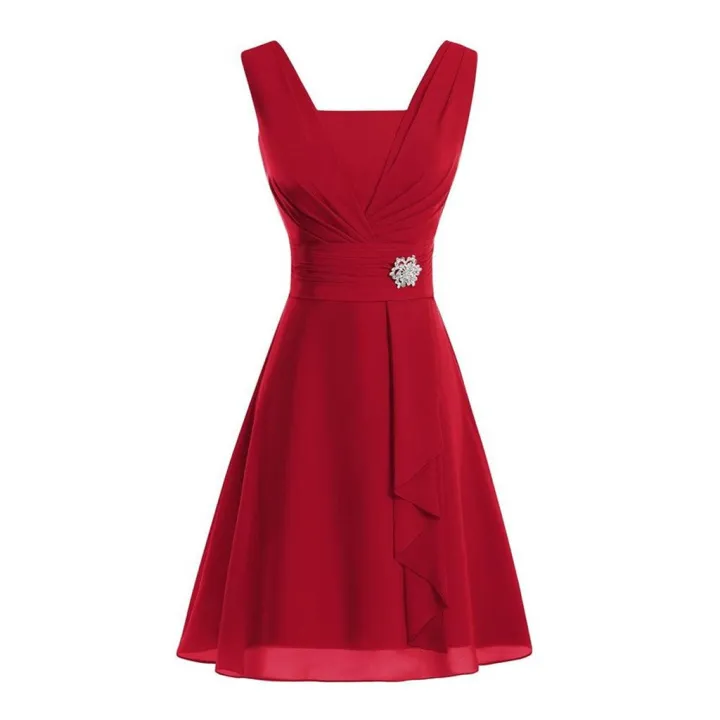 New%20In%20Summer%20Dresses%20For%20Women%20Elegant%20Formal%20Wedding%20Bridesmaid%20High-waist%20Party%20Ball%20Prom%20Gown%20Cocktail%20Dress%20robe%20femme%20%C3%A9t%C3%A9%20-%20Image%202