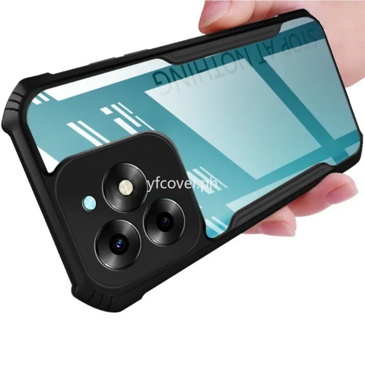 Infinix%20Hot%2050i%20Phone%20Case%20Hot%2050%20Shockproof%20Case%20Transparent%20Armor%20Acrylic%20TPU%20Soft%20Anti-fall%20Casing%20Cover%20-%20Image%204