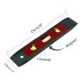 225mm Spirit Level Magnetic Torpedo 3 Bubble Measuring Tool.