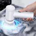 Electric Cleaning Brush Set Kitchen Bathroom Sink Bathtub Floor Toilet Tub Electric Spin Scrubber Cleaning Brush Drill Brush (Color : U Rechargeable Kitchen Dishwashing Brush Sink Cleaner Bathroom Bathtub Clean Brush Spin Scrubber Electric Cleaning Brush.
