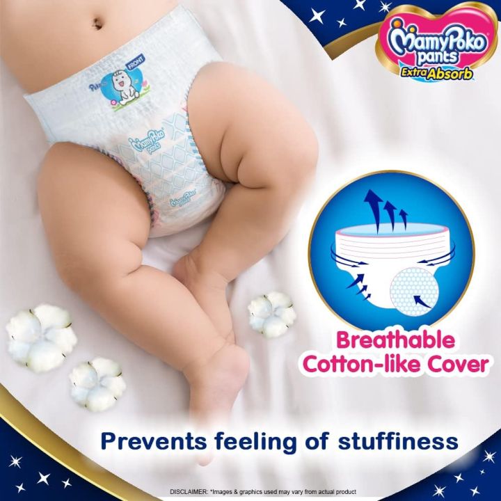 MamyPoko%20Pants%20Baby%20Diaper%20Extra%20Absorb%20(18-35Kg)%20-%20XXXL%2022pcs%20-%20Image%204