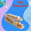 Double-Layer Egg Dispenser Automatic Roll-Down Egg Storage Rack Slide Egg Carton Refrigerator Egg Basket Kitchen Countertop Egg Holder Best Gadgets. 