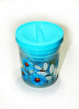 Transparent Plastic Long Spice Jar - 4Pes Set - Glass Jar.