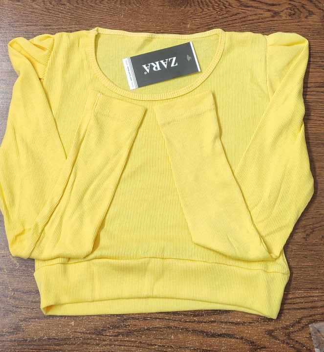 Long%20Sleeve%20Crop%20Tops%20Blouse%20for%20Women%20-%20Image%202