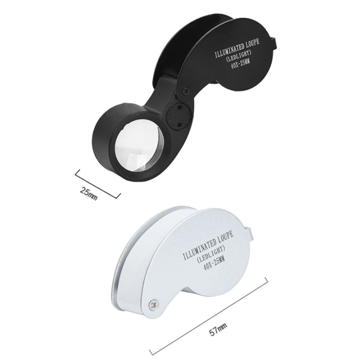 40%20Times%20Double%20LED%20Lamp%20Folding%20Magnifying%20Glass%20is%20Suitable%20for%20Jade%20Jewelry%20Collection%20and%20Appreciation%20Durable%20Easy%20to%20Use%20Silver%20-%20Image%205