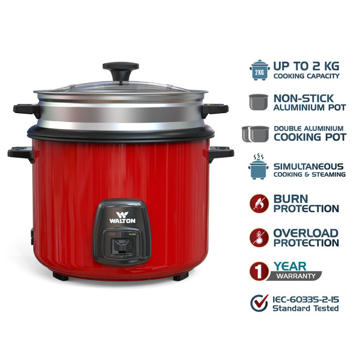 Walton WRC-SGAE280 Rice Cooker - 2.8 Litre