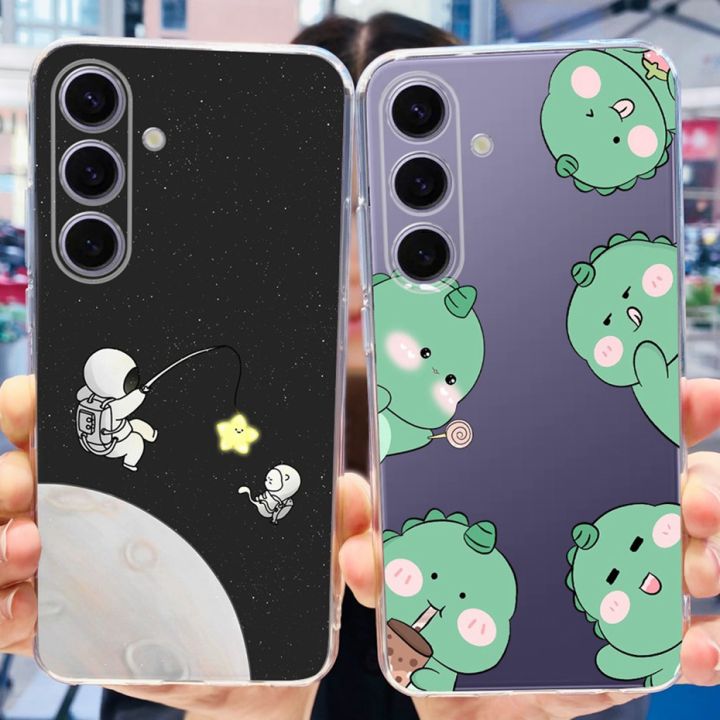 Case%20For%20Samsung%20Galaxy%20S24%20Plus%20/%20S24%202024%20Cute%20Flower%20Cat%20Phone%20Bumper%20on%20Samsung%20S%2024%20S24plus%205G%20Soft%20Silicone%20TPU%20Back%20Cover%20-%20Image%205