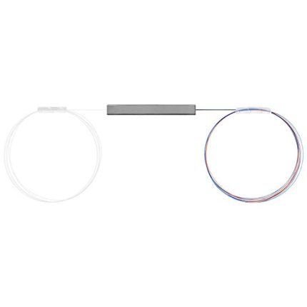 DBC Fiber Optical 1×2 PLC Splitter