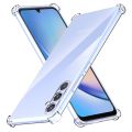 Samsung Galaxy M14 4G/M14 5G Premium Silicone Case Crystal Clear Soft TPU Ultra-Thin Transparent Flexible Protective Mobile Phone Back Cover.