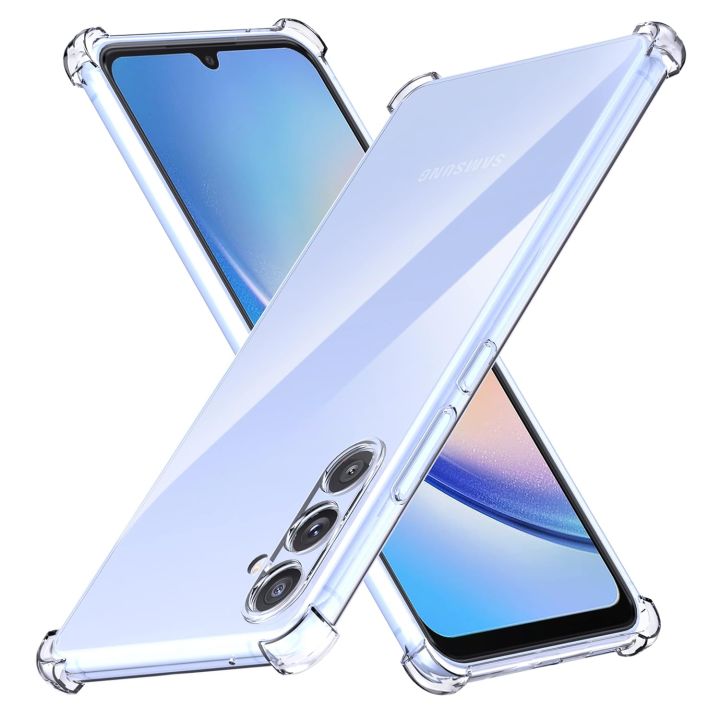 Samsung Galaxy M14 4G/M14 5G Premium Silicone Case Crystal Clear Soft TPU Ultra-Thin Transparent Flexible Protective Mobile Phone Back Cover