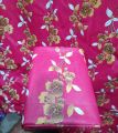 Waterproof Bed Cover 6/7 fit. full bed urin ptotector for baby rexin leather -Vip Leaf Pink. 