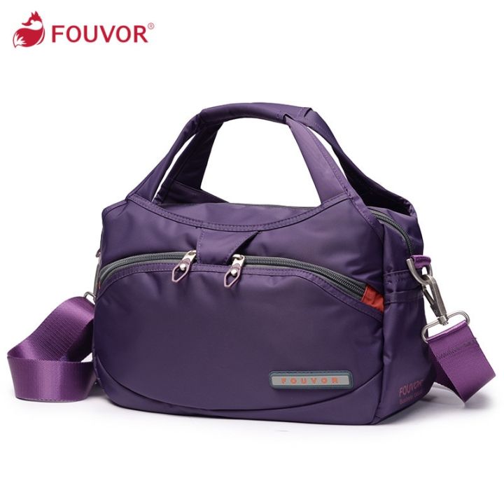 Fouvor 2022 New Fashion Oxford Handbag For Women Nylon Large Capacity Canvas Bag Female Shoulder Messenger bag 2587-10