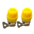 Universal Kitchen Mixer Tap To Garden Hose Pipe Connector Adapter Yellow. 