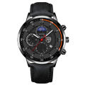 DEYROS Men's Watch Fashion Men's Business Leather Calendar Watch Men's Student Luminous Quartz Watch Cross-Border Hot.