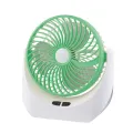 Lithium rechargeable mini table fan with LED light -1880. 
