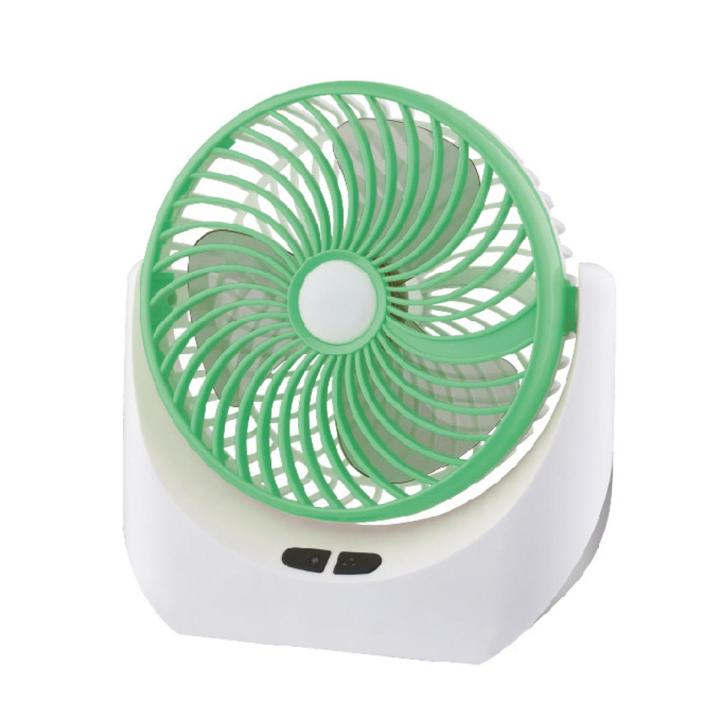 Jy super Lithium rechargeable mini table fan with LED light -1880 - Signifying Quality
