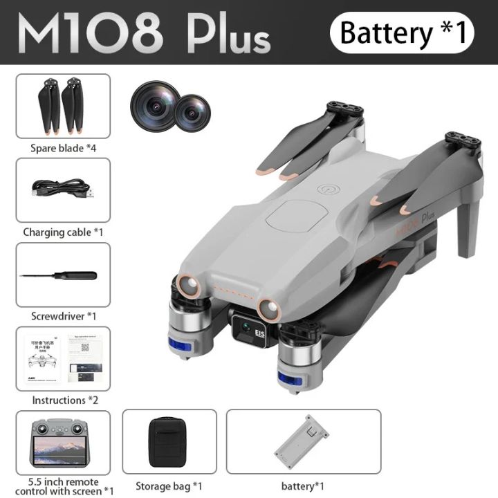 FLH%20M108%20Plus%20RC%20Touch%20Big%20Display%20Rechargable%20Remot%202K%20Resolution%20Camera%20High%20Power%208000%20Mah%20battery%2030%20Minits%20Flying%20Times%20New%20Drone%20-%20Image%205