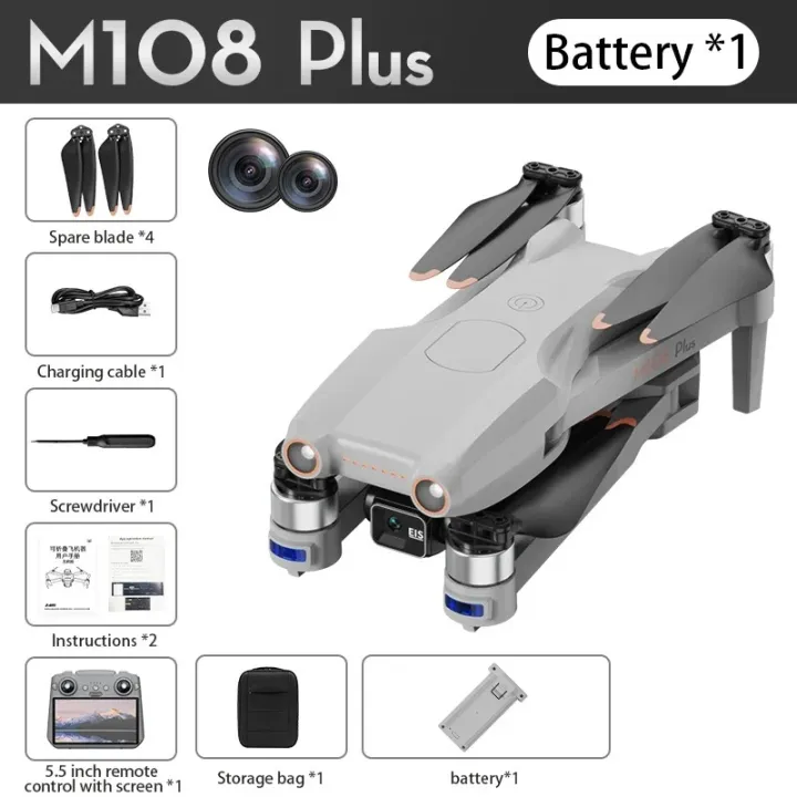 FLH%20M108%20Plus%20RC%20Touch%20Big%20Display%20Rechargable%20Remot%202K%20Resolution%20Camera%20High%20Power%208000%20Mah%20battery%2030%20Minits%20Flying%20Times%20New%20Drone%20-%20Image%205