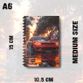 Notebook Red Edition Sports Car Design Writing Journal Pad K676. 