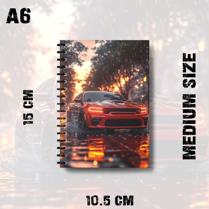 Notebook%20Red%20Edition%20Sports%20Car%20Design%20Writing%20Journal%20Pad%20K676%20-%20Image%203