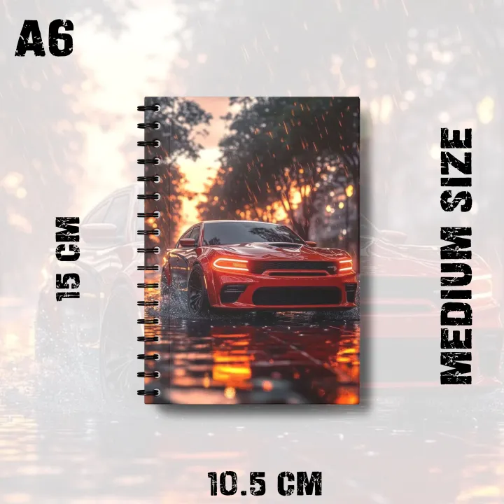 Notebook%20Red%20Edition%20Sports%20Car%20Design%20Writing%20Journal%20Pad%20K676%20-%20Image%203