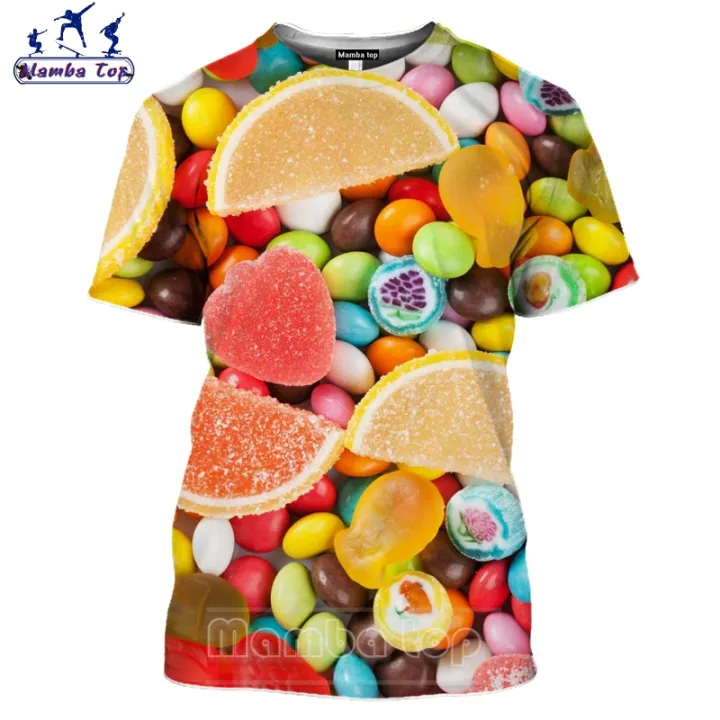 Mamba%20Top%203D%20Print%20Food%20Candy%20T%20Shirt%20Men%20Short%20Sleeve%20Women%20Tshirt%20Romantic%20Sweet%20Love%20Tee%20Color%20Chocolate%20Heart%20Pattern%20Design%20-%20Image%206