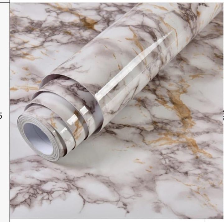 Self%20Adhesive%20white%20Marble%20Vinyl%20Wallpaper%20(5x2%20feet)%20Furniture%20Decorative%20Film%20Waterproof%20Wall%20Stickers%20-%20Image%2010