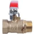 Male to Female M/F Thread 1/2 inch Full Port Brass Water Ball Valve & 10mm x 1/4 Inch PT Male Thread Brass Ball Valve.