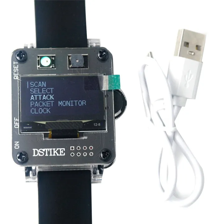 1Set DEAUTHER WATCH SE Programming Watch Nodemcu ESP8266 Programmable Development Board ABS WiFi Watch
