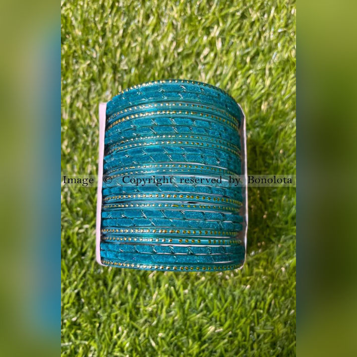 24 Pieces Velvet Indian Churi | Daraz.com.bd
