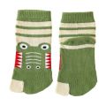 5 Pairs New Style Children Pure Cotton Two Toed Tabi Socks for Kids Student Boys Girls Crew Cartoon Animal Split Thumb Toe Socks.