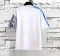 Summer New Fashionable T-Shirt For Men [ WHITE & SKY ]. 