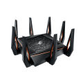 ASUS ROG Rapture GT-AX11000, Tri-band WiFi Gaming Router –World's first 10 Gigabit Wi-Fi router with a quad-core processor, 2.5G gaming port, DFS band, WTFast, Adaptive QoS, AiMesh for mesh wifi system and AiProtection network security.