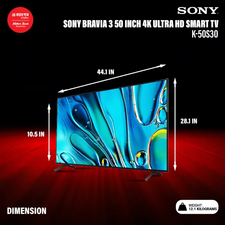 SONY%20BRAVIA%203%20%7C%2050%20INCH%204K%20ULTRA%20HD%20%7C%20SMART%20TV%20GOOGLE%20TV%20-%20K-50S30%20-%20Image%204