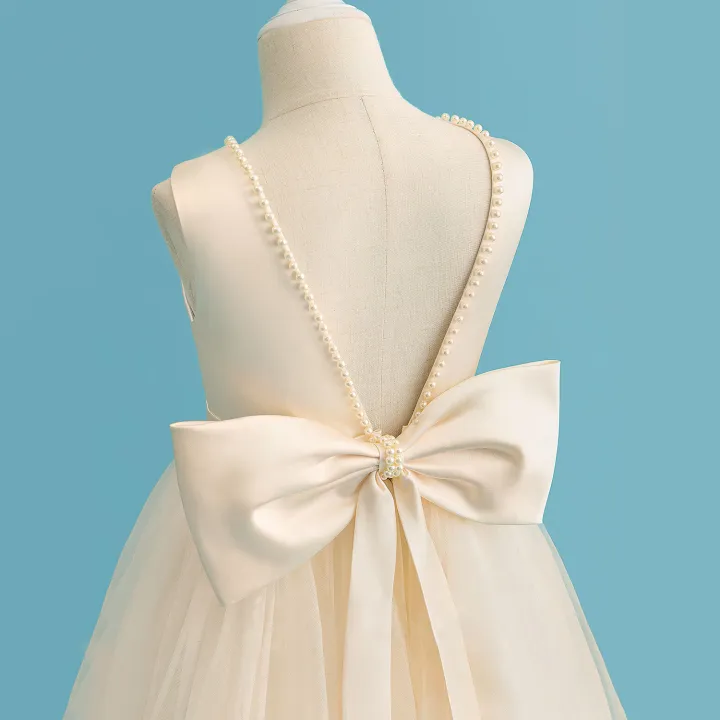 Girl%20Princess%20Dress%20Bridesmaid%20Wedding%20Party%20V-Back%20Long%20Prom%20Gowns%20Christmas%20Vestido%20Kids%20Dresses%20For%20Evening%20Formal%20Clothes%20-%20Image%205