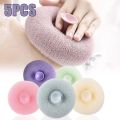 1-5 PCS Natural Loofah Bath with Suction Ball Body Scrub Massage Ball Japanese SPA Cup Body Massage Sponge Bathroom Accessories. 