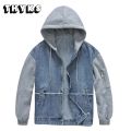 Winter Warm Hoodie Denim Coats Men's Street Casual Cotton Classic Loose Jean Jacket Men Brand Clothes Cowboy Jackets Ropa Hombre.