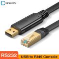 USB to RJ45 Console Cable RS232 Serial Adapter RJ 45 8P8C USB Console Cable for Computer Laptop Switch Router Server Converter. 