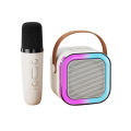 K12 Bluetooth Wireless Portable Speaker Multi-function Karaoke with 1 Microphone Karaoke Machine Speaker & 1 Pcs Microphone-Best Rate. 