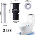 Top Fix Toilet Seat Screws Nut Toilet Seat Expansion Screw Hinges WC Blind Hole Fitting Kits Universal Bathroom Accessories.